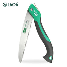Lade das Bild in den Galerie-Viewer, LAOA Camping Foldable Saw Portable Secateurs Gardening Pruner 10 Inch Tree Trimmers  Camping Tool for Woodworking Saw Trees
