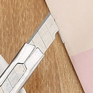 Загрузить изображение в средство просмотра галереи, Stainless Steel Utility Knife Small Portable Office Supplies Metal Paper Knife Student Stationery Hand Tool Knife
