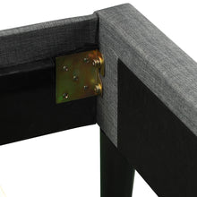 Загрузить изображение в средство просмотра галереи, Upholstered Diamond Stitched Platform Bed (Twin, Gray)
