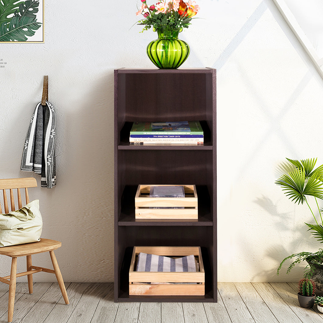 full wooden standard bookcase 3 layers