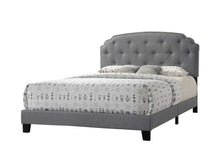 Load image into Gallery viewer, Tradilla Queen Bed in Gray Fabric 26370Q
