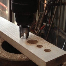 Lade das Bild in den Galerie-Viewer, Forstner Drill Bit Carbon Steel Woodworking Round Shank Drill Bit Set Carpenter Wood Plug Hole Cutter Drill
