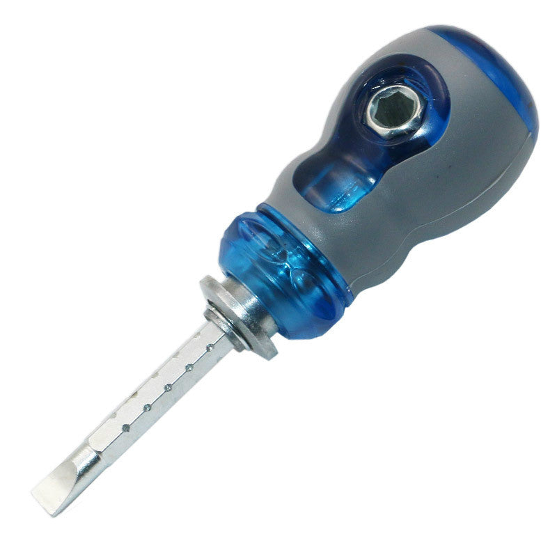 Short Distance Screwdriver CR-V Phillips and Slotted Screw Driver Mini Dual Purpose Scalable Screwdrivers With Magnetic