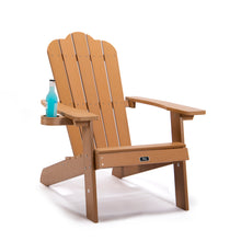 Lade das Bild in den Galerie-Viewer, TALE Adirondack Chair Backyard Outdoor Furniture Painted Seating With Cup Holder All-Weather And Fade-Resistant Plastic Wood Ban Amazon
