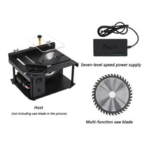 Load image into Gallery viewer, Mini Table Saw 100W +HSS Circular Saw Blade
