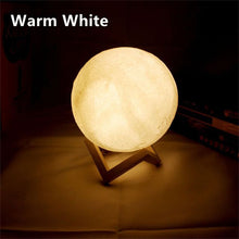 Load image into Gallery viewer, Woodtoolz Led Moon Lamp
