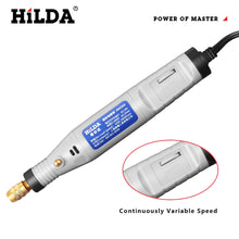 Carica l&#39;immagine nel visualizzatore di Gallery, HILDA 18V Engraving Pen Mini Drill Rotary tool With Grinding Accessories Set Multifunction Mini Engraving Pen For Dremel tools
