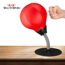 Charger l&#39;image dans la galerie, WorthWhile PU Desktop Boxing Ball Stress Relief Fighting Speed Reflex Training Punch Ball Muay Tai MMA Exercise Sports Equipment
