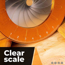Görseli Galeri görüntüleyiciye yükleyin, Adjustable Circle Drawing Ruler 10mm To 77mm Round Rotatable Compass
