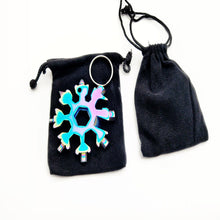 Carica l&#39;immagine nel visualizzatore di Gallery, Woodtoolz Portable 18 In 1 Mini Snowflake Multi Pocket
