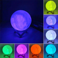 Load image into Gallery viewer, Woodtoolz Led Moon Lamp
