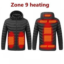 Load image into Gallery viewer, NWE Men Winter Warm USB Heating Jackets
