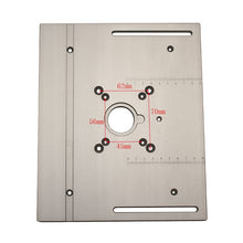 Load image into Gallery viewer, Aluminum Router Table Insert Plate W/Miter Gauge
