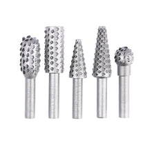 Load image into Gallery viewer, Steel Rotary Rasp File 1/4&quot;  5pcs
