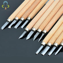 Load image into Gallery viewer, Professional Wood Carving Chisel Knife 12pcs/8pcs/6pcs

