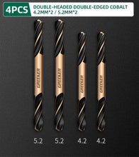 Charger l&#39;image dans la galerie, GREENER Auger Bit Double-headed Double-edged Metal Stainless Steel With Cobalt Ultrahard Drill Iron Drilling 3.0-6.0mm Drill Bit
