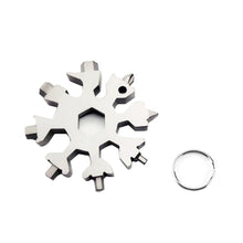 Charger l&#39;image dans la galerie, Woodtoolz Portable 18 In 1 Mini Snowflake Multi Pocket
