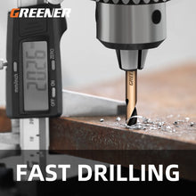 Carica l&#39;immagine nel visualizzatore di Gallery, GREENER Auger Bit Double-headed Double-edged Metal Stainless Steel With Cobalt Ultrahard Drill Iron Drilling 3.0-6.0mm Drill Bit

