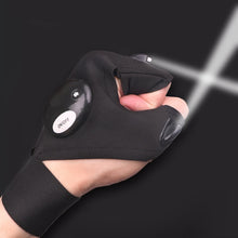Load image into Gallery viewer, Fingerless Glove LED Flashlight
