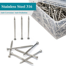 Load image into Gallery viewer, Torx Slot Star Drive Type 17 Stainless Steel Wood Deck Screws
