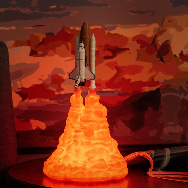 Woodtoolz Space Shuttle Lamp