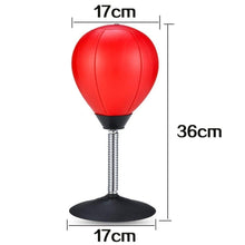Charger l&#39;image dans la galerie, WorthWhile PU Desktop Boxing Ball Stress Relief Fighting Speed Reflex Training Punch Ball Muay Tai MMA Exercise Sports Equipment
