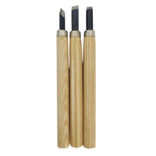 Загрузить изображение в средство просмотра галереи, Professional Wood Carving Chisel Knife Hand Tool Set 12pcs
