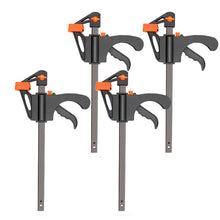 Load image into Gallery viewer, DTBD 4 Inch 2/3/4/5/10Pcs Woodworking Work Bar F Clamp Clip Set Hard Grip Quick Ratchet Release DIY Carpentry Hand Tool Gadget
