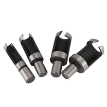 Load image into Gallery viewer, Forstner Drill Bit Carbon Steel Woodworking Round Shank Drill Bit Set Carpenter Wood Plug Hole Cutter Drill
