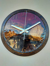 Load image into Gallery viewer, Epoxy clock, Resin clock, Clock for wall, Epoxy Wall Clock, Resin Wall Clock, Wooden Wall Clock
