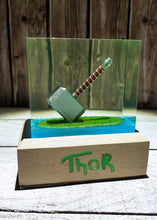 Load image into Gallery viewer, Thor&#39;s hammer in epoxy resin
