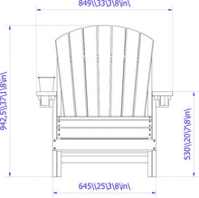 Carica l&#39;immagine nel visualizzatore di Gallery, Folding Adirondack Chair Plans / woodworking plans  / Project woodworking / pdf
